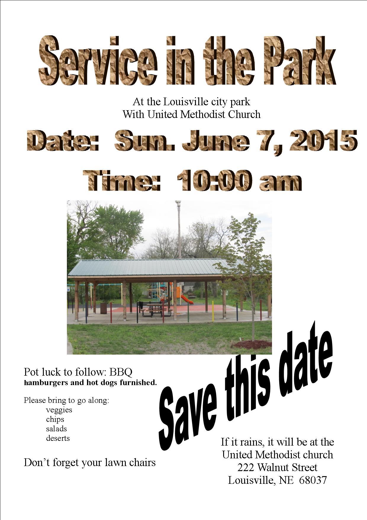 Service in the Park 2015