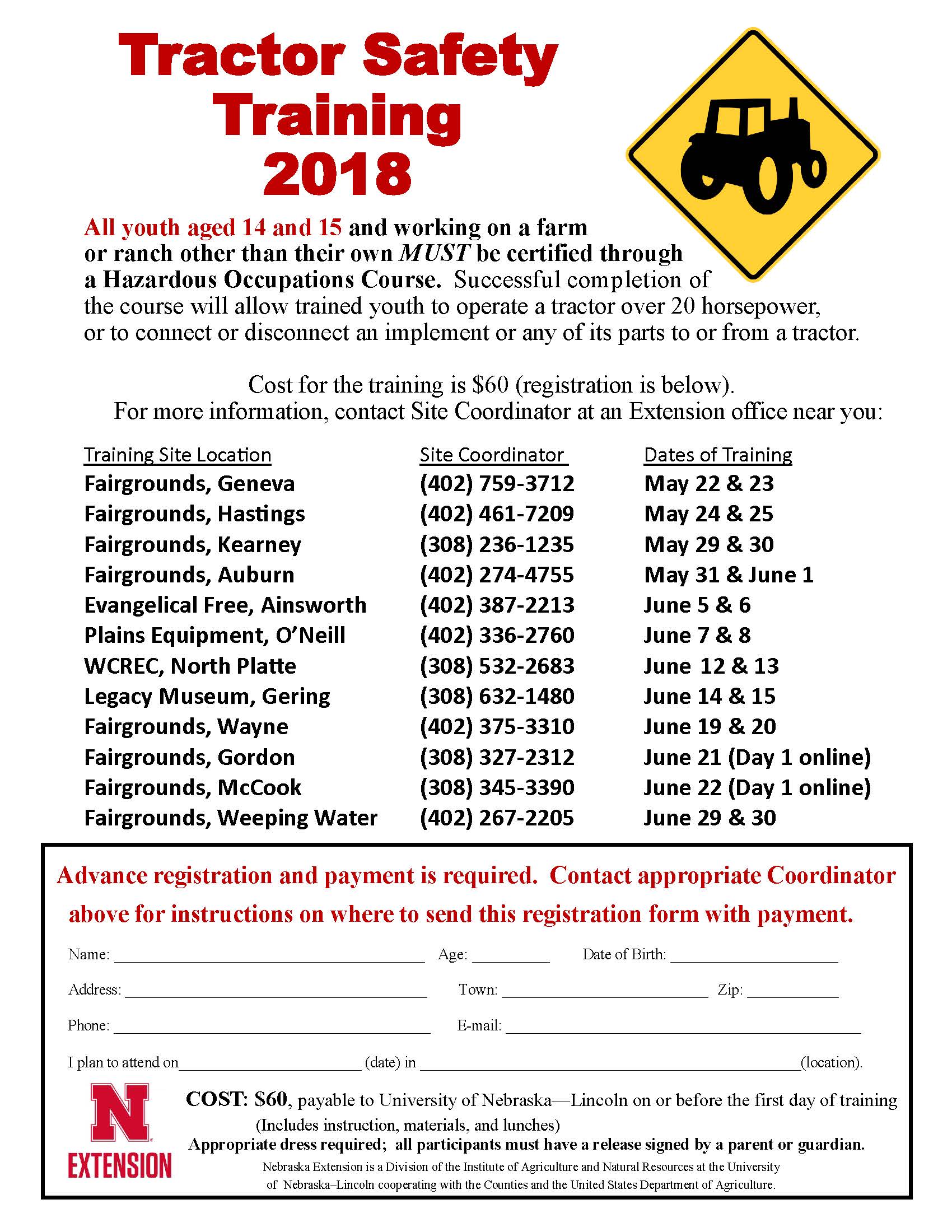 Tractor Safety Flier 2018 1