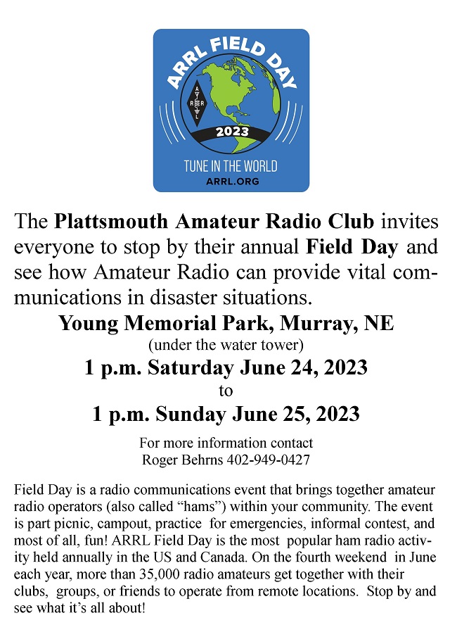 2023 Field Day Poster