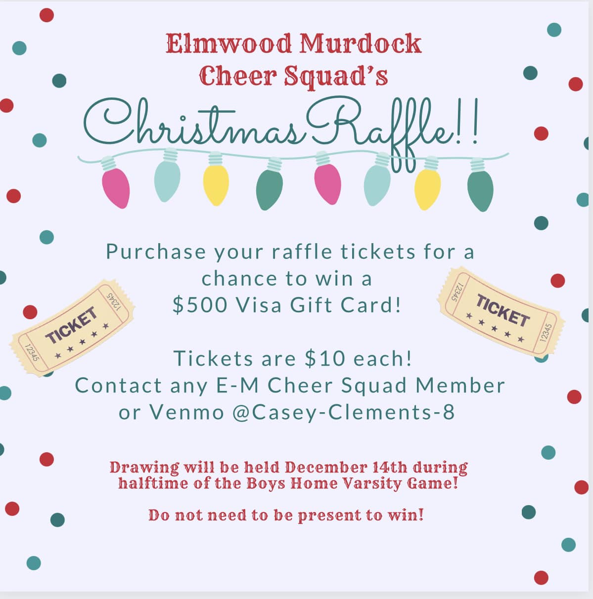 Cheer raffle 2023