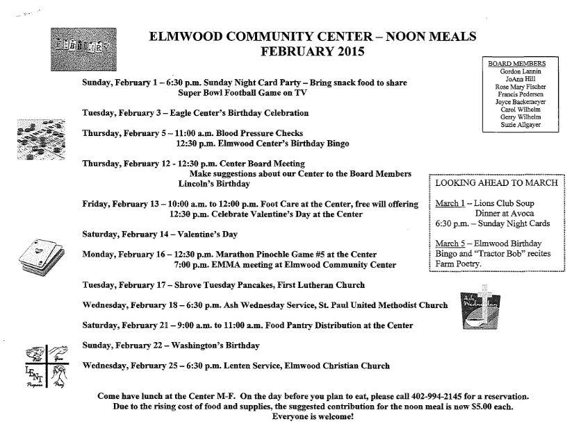 ECC schedule