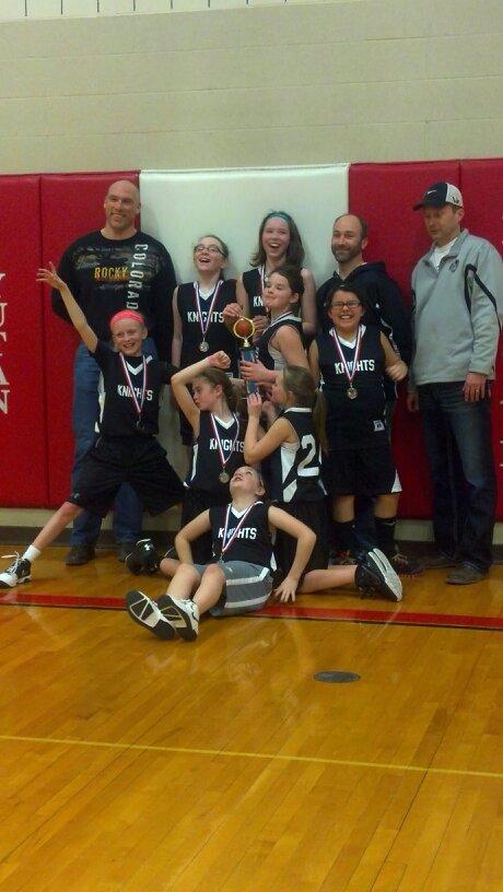 5th grade lady knights at Yutan