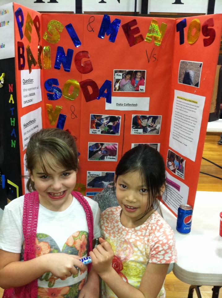 Ava and Mia Science Fair
