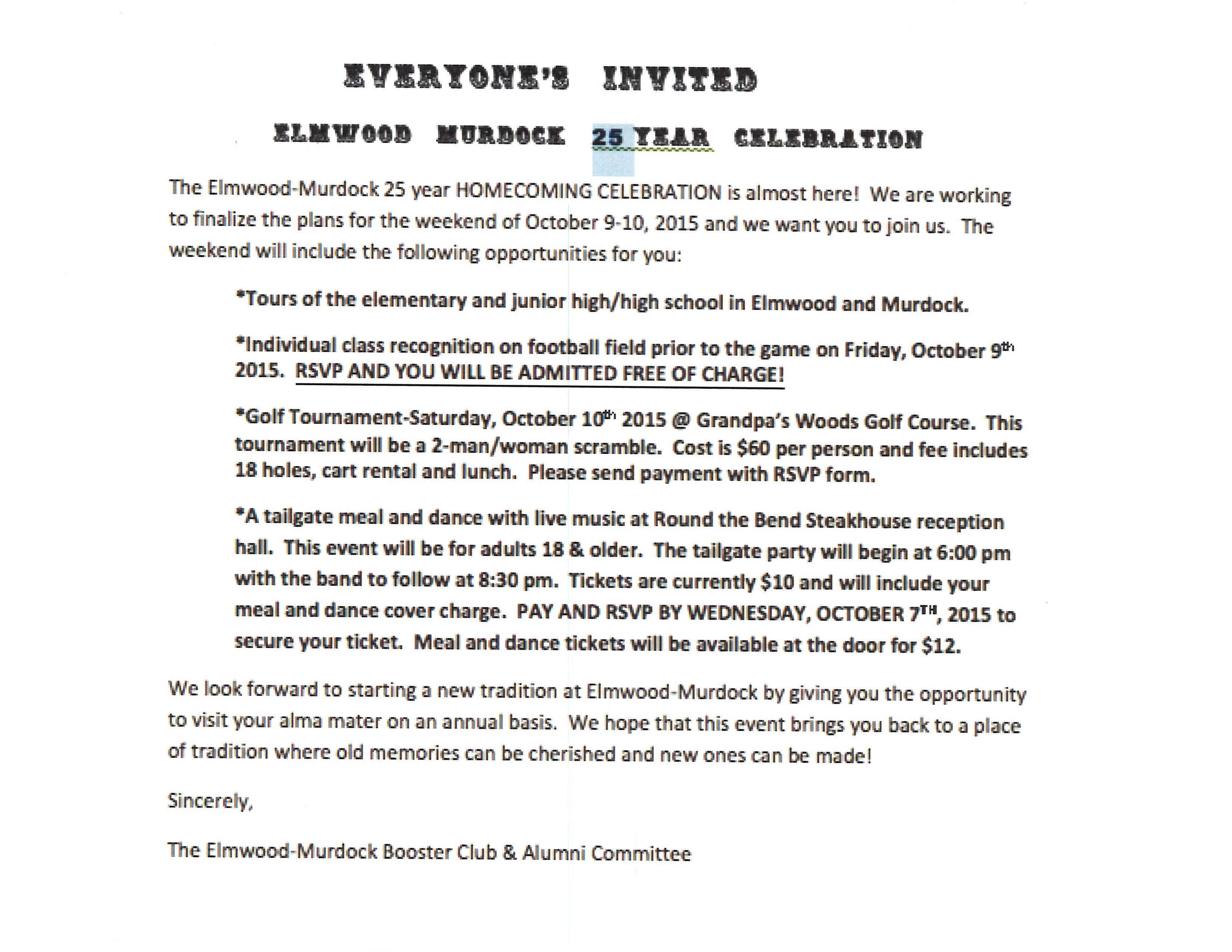 Homecoming celebration 1