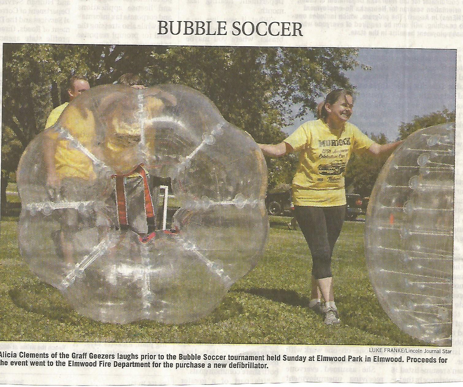 Bubble soccer Alicia