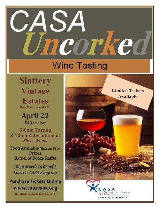 wine tasting fund raiser