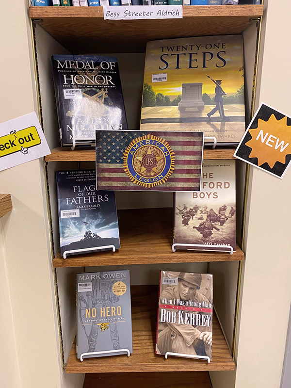 library veterans section