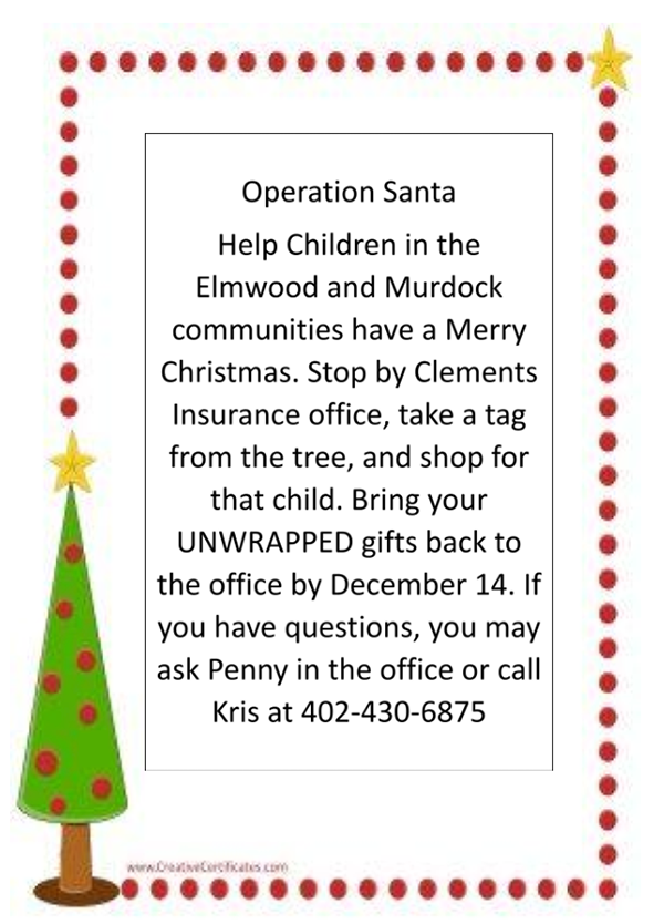 Elmwood Operation Santa 2021