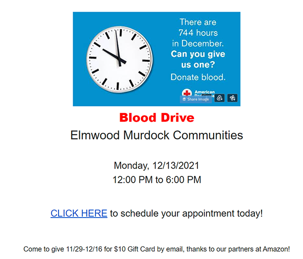 Murdock Blood Drive 12 2021