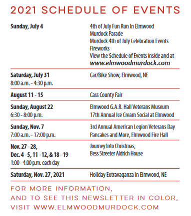 4th of July schedule