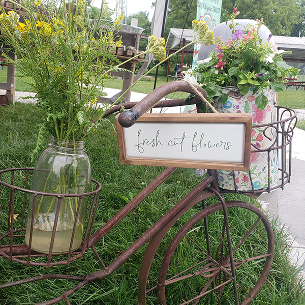 Farmers Market Sarah flowers