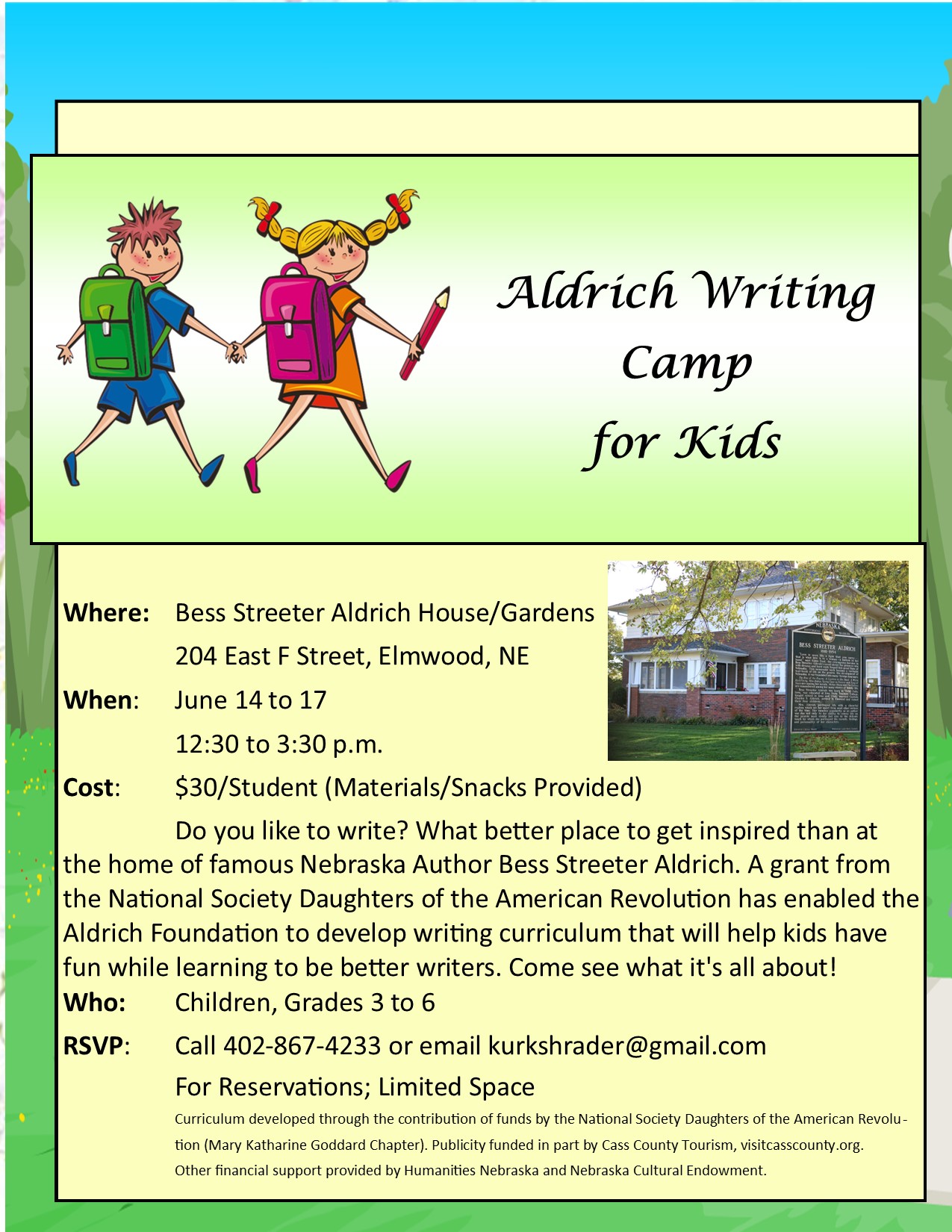 Aldrich Writing Camp 2021