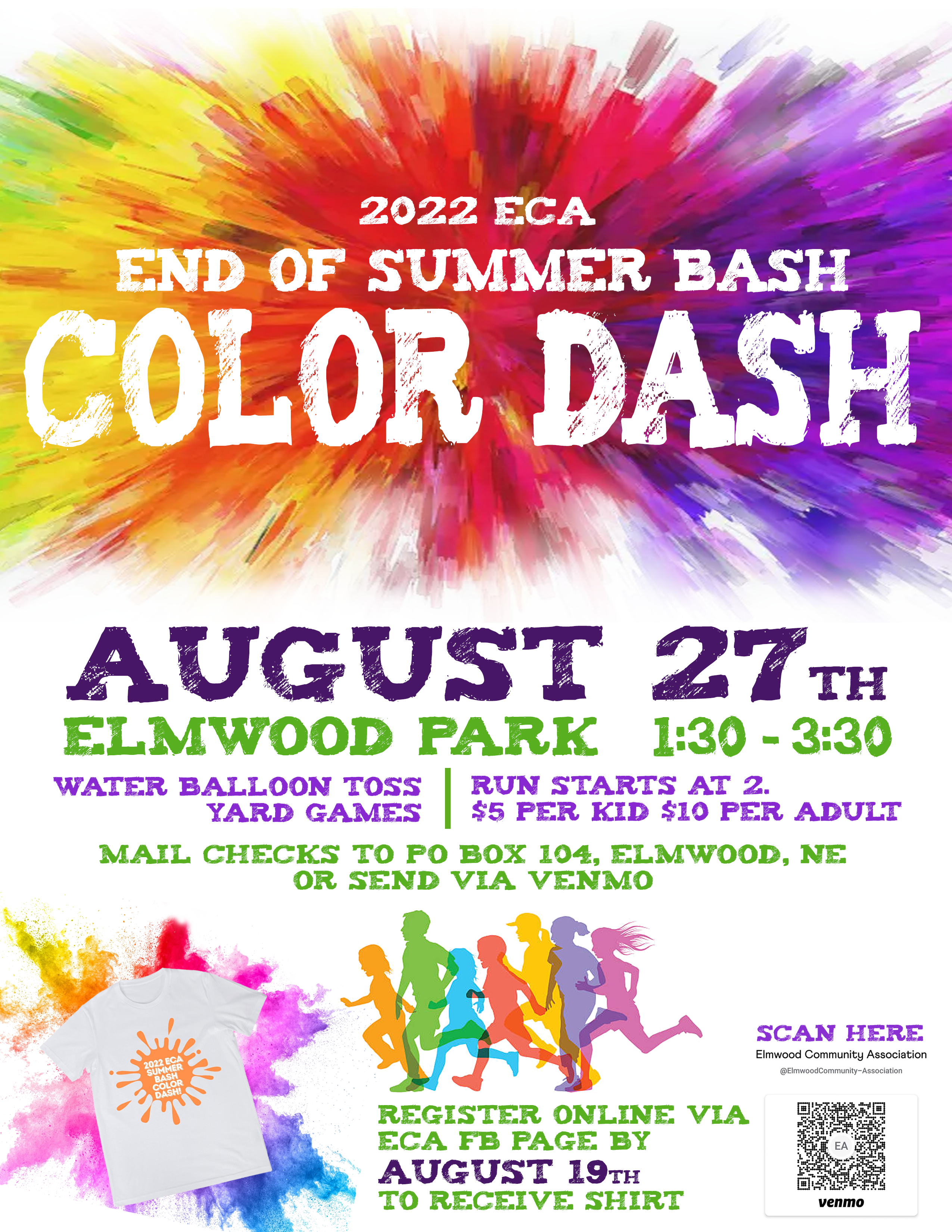 End of Summer Bash Color Dash