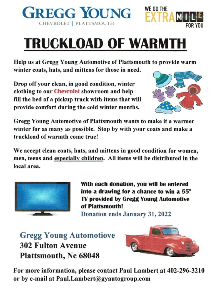 Gregg Young coat drive 2021