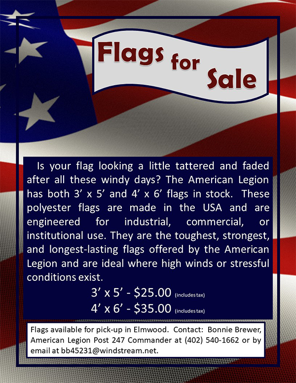Flags for sale May 2022