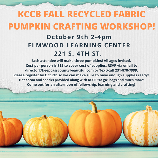 KCCB Fall Fabric Pumpkin Workshop