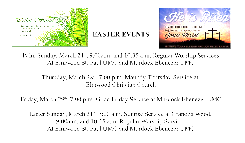 Easter services 2024 