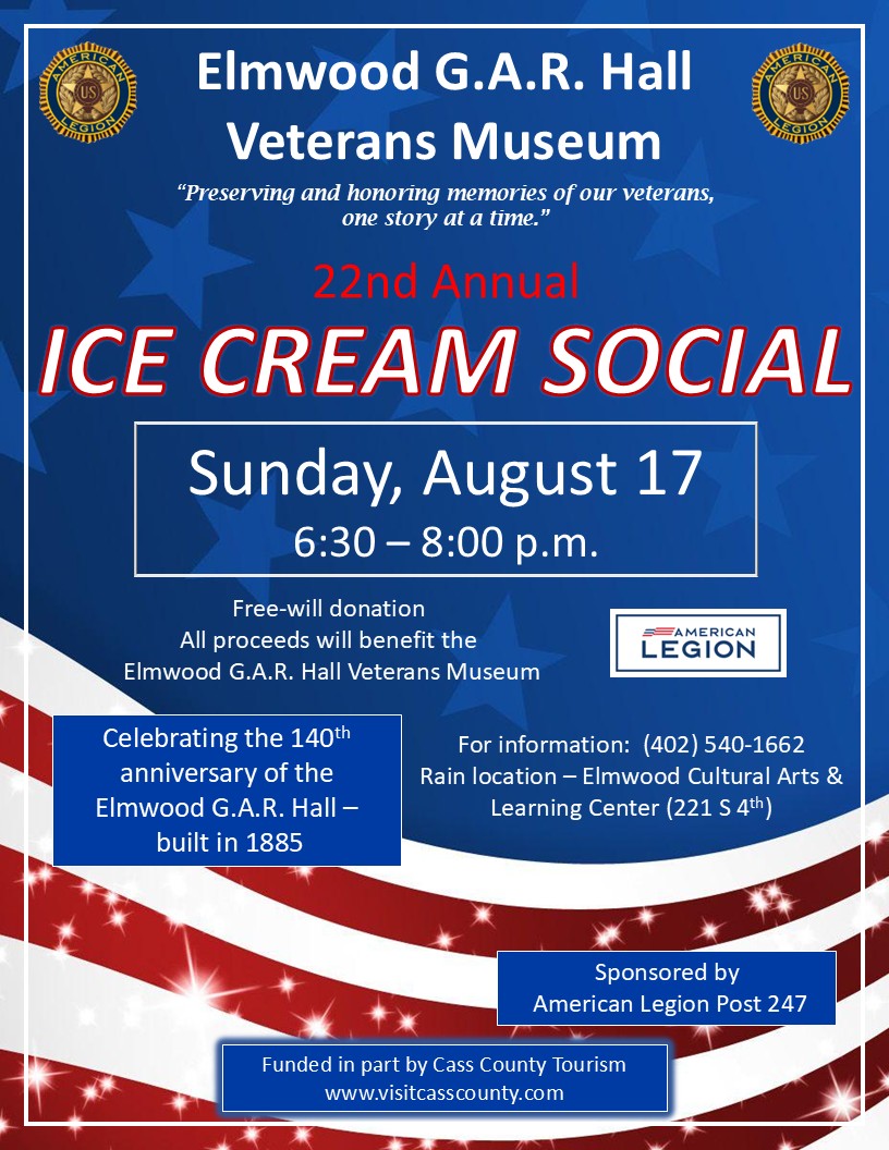 Ice Cream Social flyer 2025
