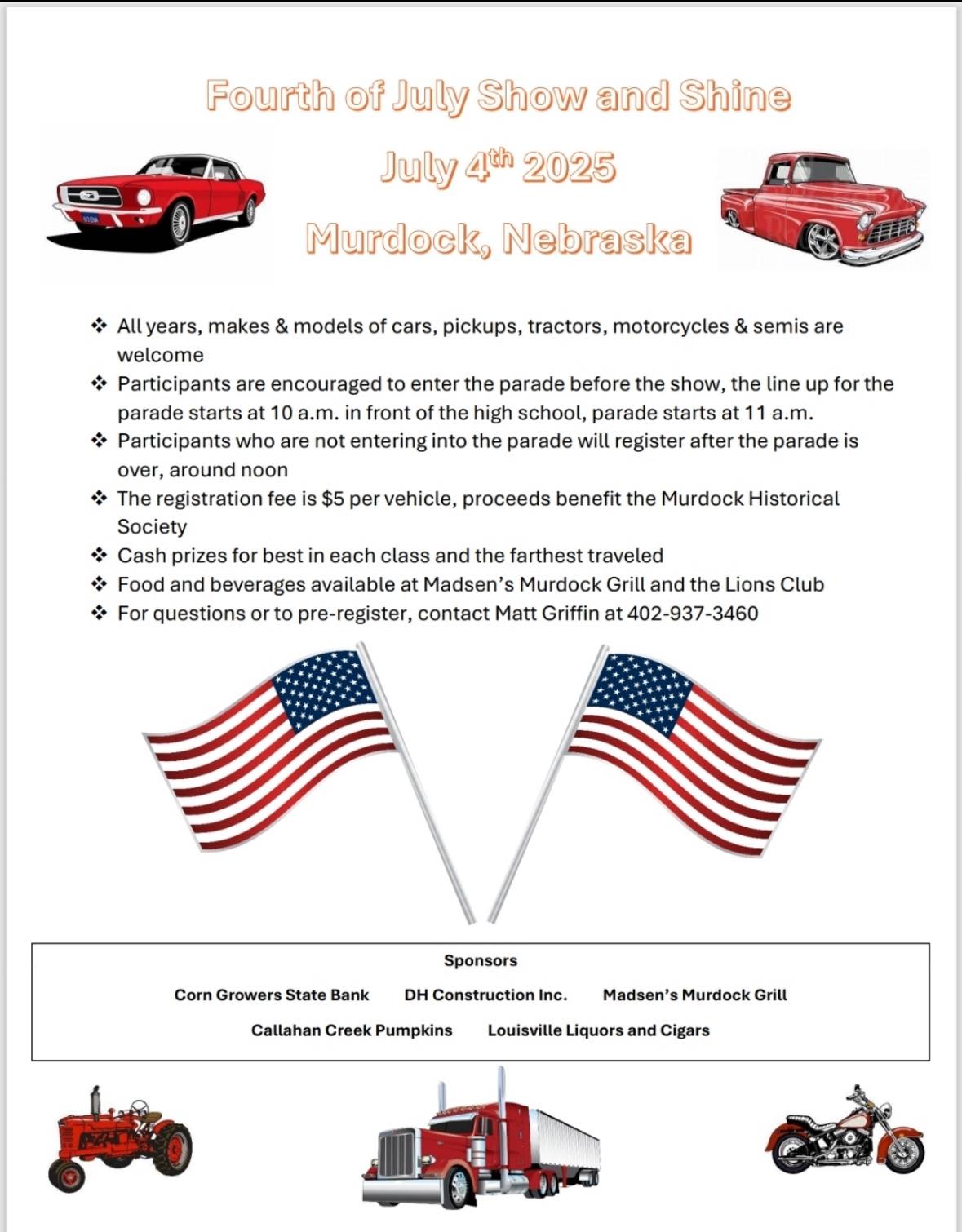 Car Show 4th July 2025