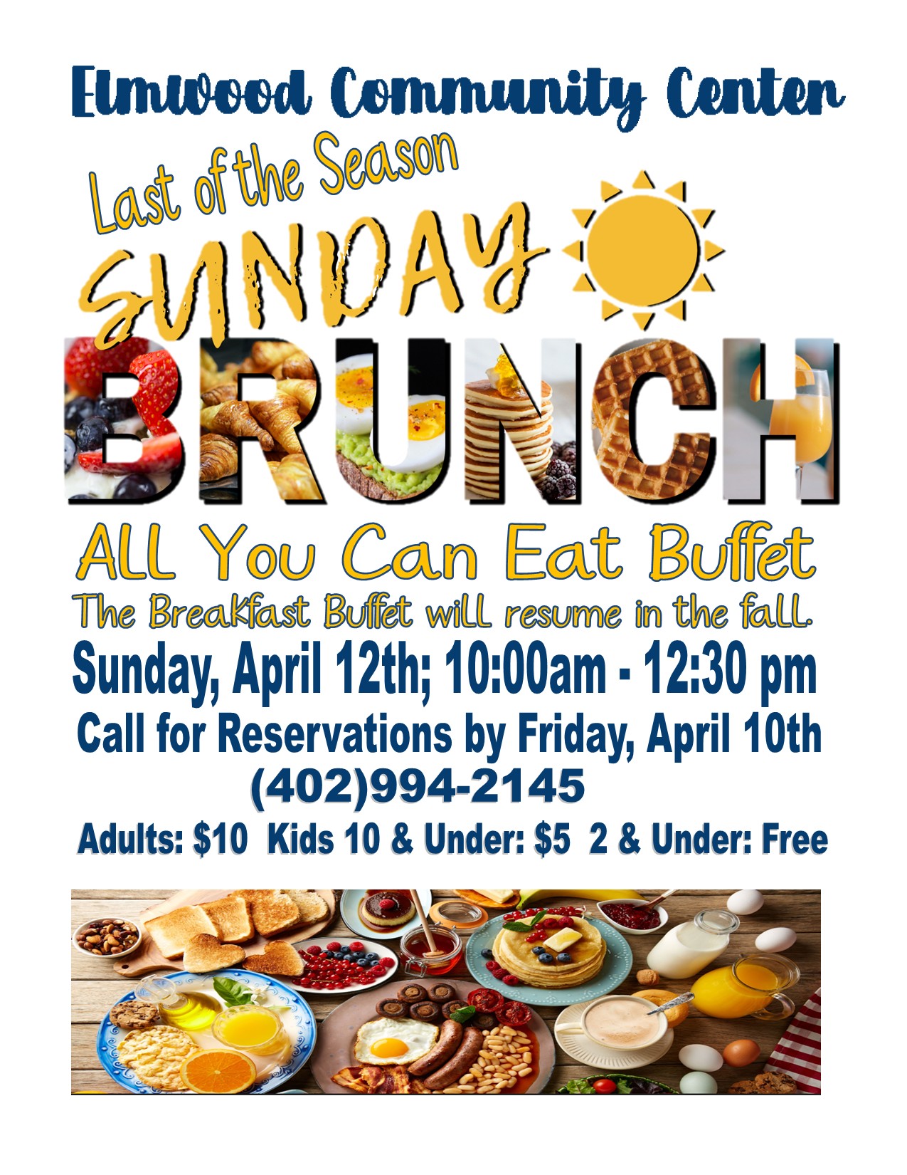 04 12 2026 Sunday Breakfast Buffet