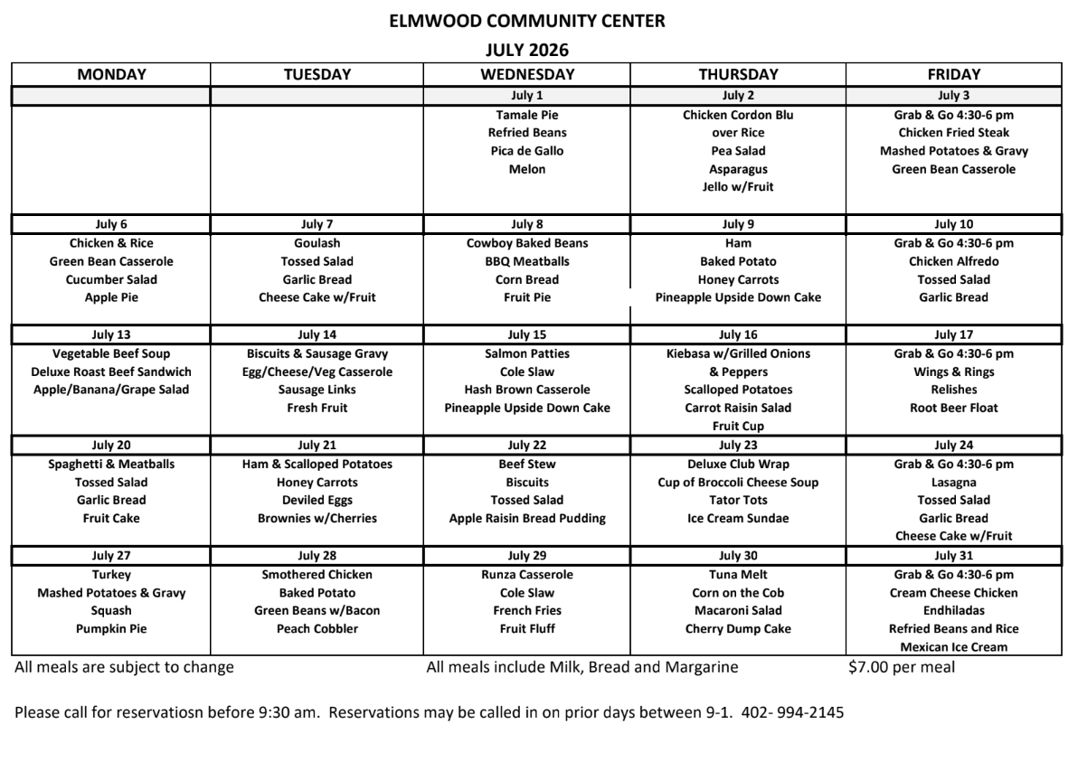 Community Center Activities 7 2026 b