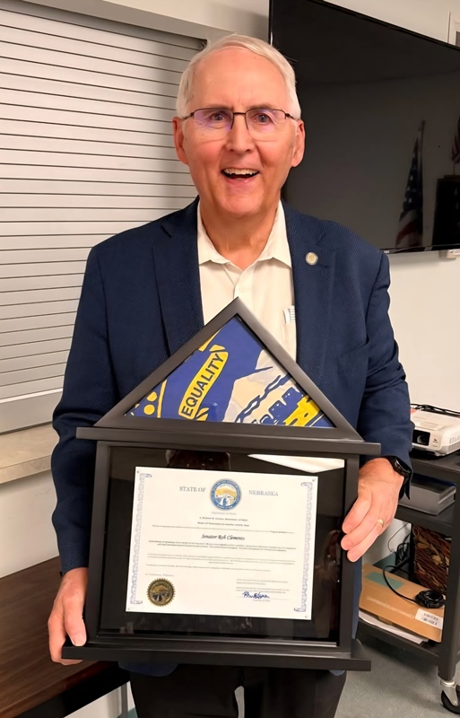 Rob with State Flag certificate 2