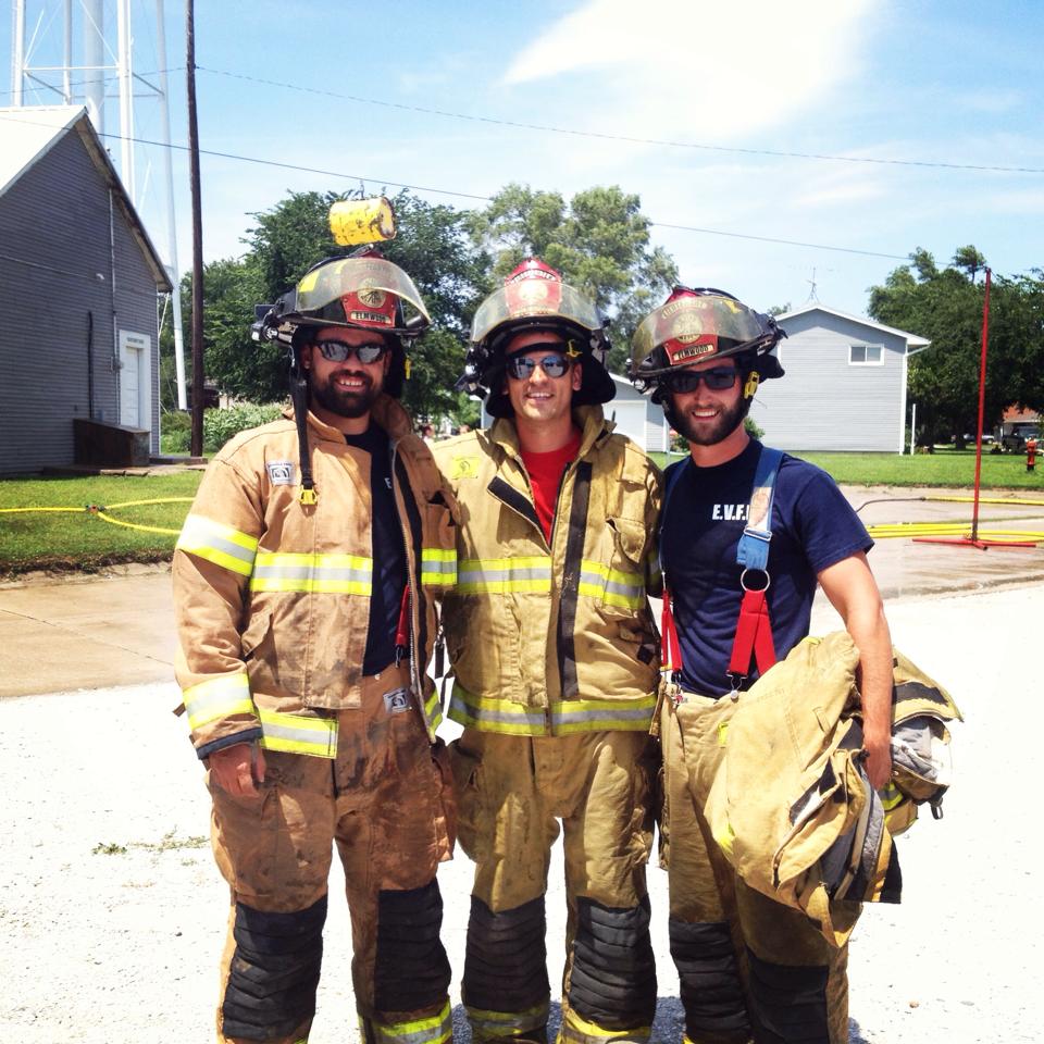 4th - water fight firemen Cody Price BJ Tyler Rosenow