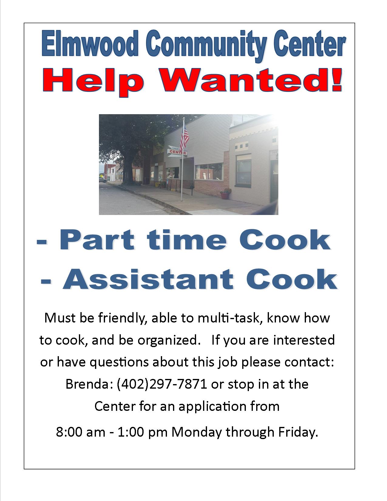 ECC Help Wanted 04 14 2019