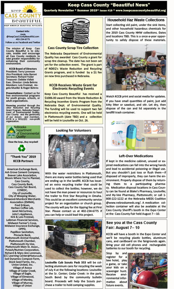 2019 Summer Newsletter 1