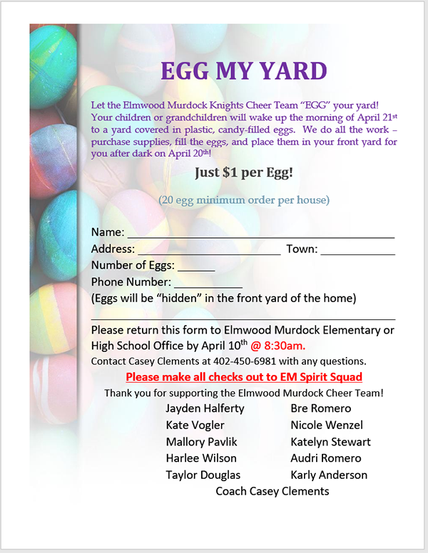 EGG MY YARD