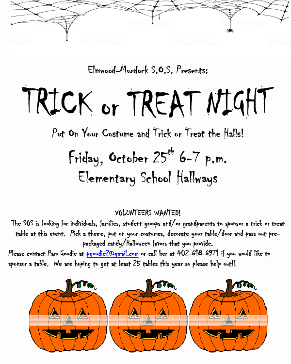 Trick or Treat 2019 Flyer