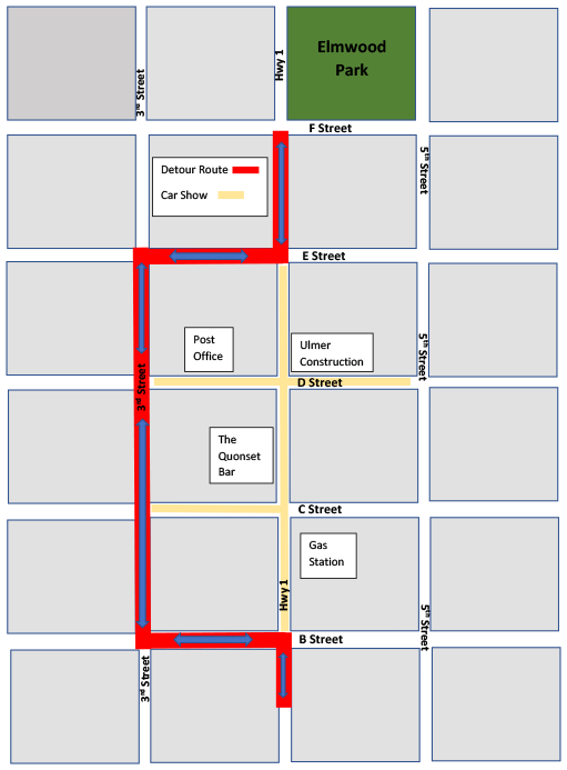 Dectour Car Show Route