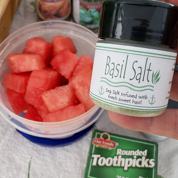Farmers Market Basil salt