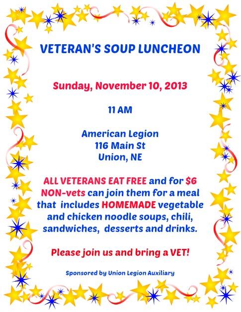 2013-10-30 Union Aux Vets Lunch